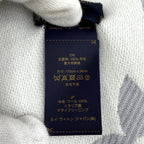 Excellent LOUIS VUITTON Scarf LV Essential Scarf Monogram fringe wool M77727