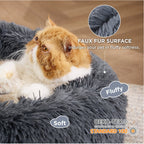 Calming Donut Bed for Dogs and Cats