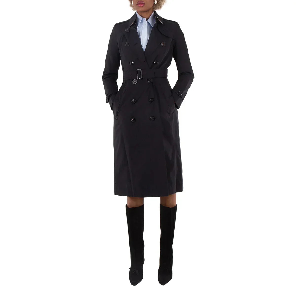 Burberry Slim Fit Long Heritage Chelsea Trench Coat