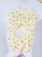 Pet Clothes For Dogs/Cats, 4 Legs Shirt, Puppy Outfit For Home Wear With Polka Dot Print