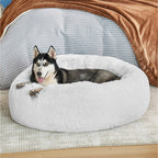 Calming Donut Bed for Dogs and Cats