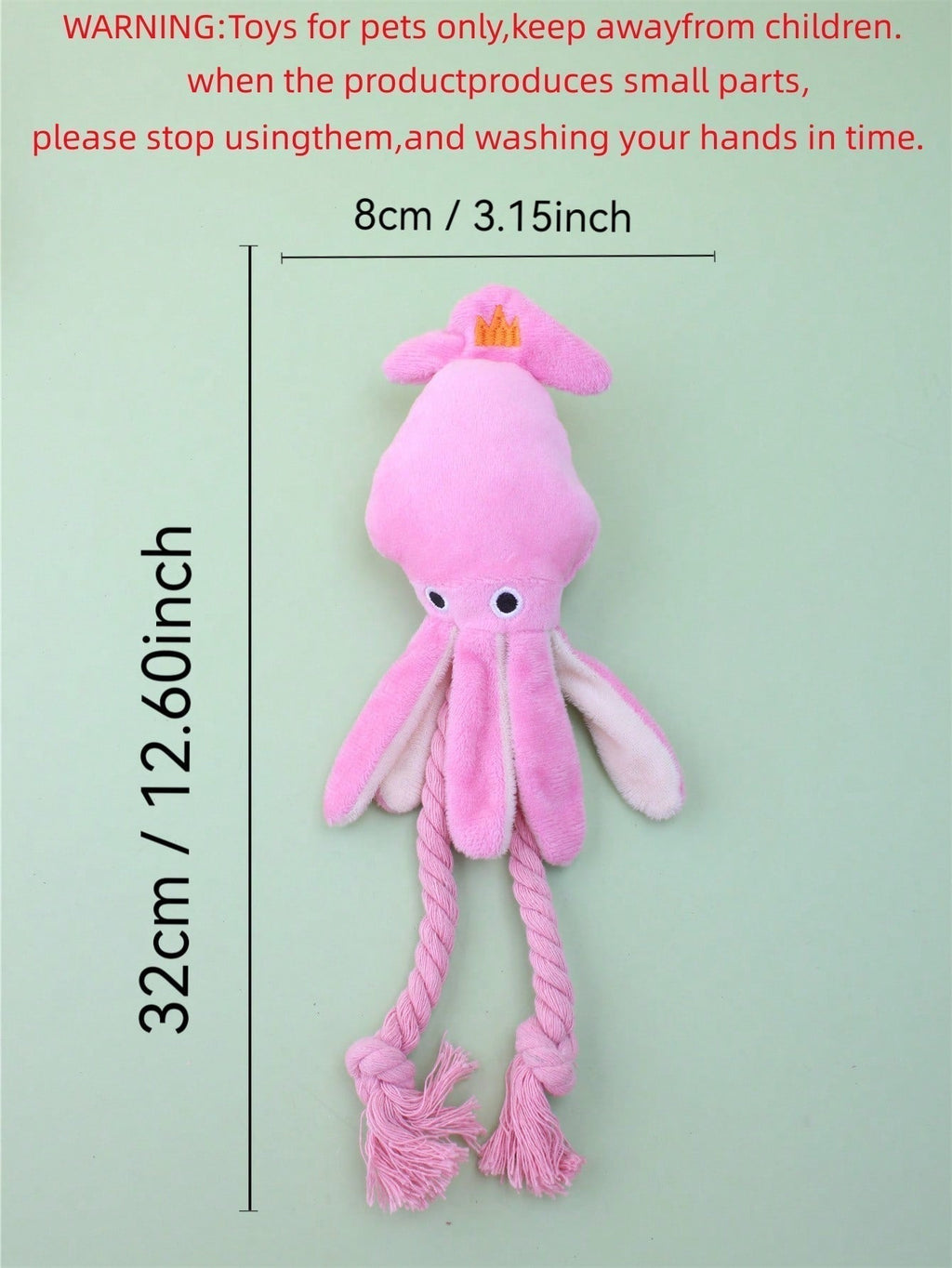 A New Dog Doll Octopus Plush Doll For Grinding Teeth And Cleaning, Suitable For Golden Retrievers, Teddy & Poodle Breeds, Pet Dolls For Entertainment Only