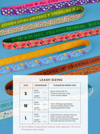 Valentine's Day And New Year Gifts Lovely Pet Traction Rope Double-Sided Printing Pet Dog And Cat Holiday Gift Leash