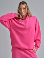 Basic Quarter Zip Mock Neck - Pre Order