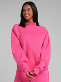 Basic Mock Neck Sweatshirt