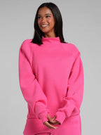 Basic Mock Neck Sweatshirt