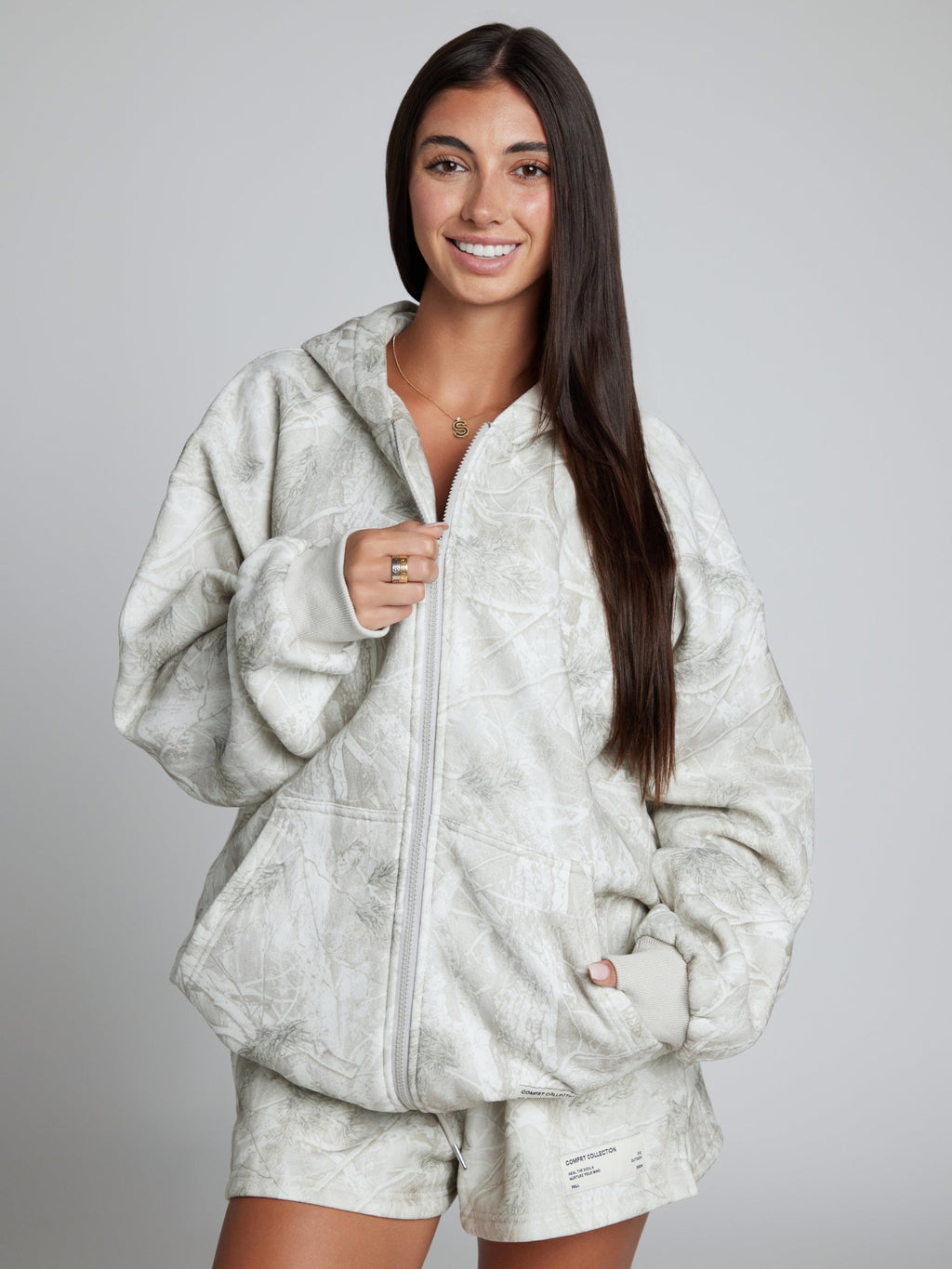 Camo Zip Hoodie – Mega
