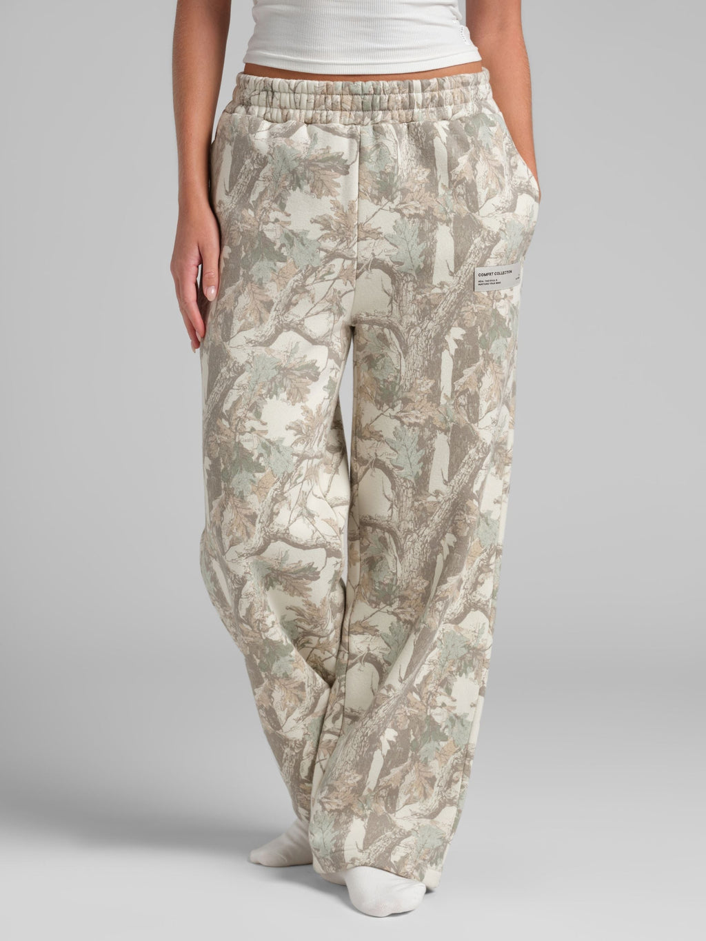 Camo Straight Leg Sweatpants