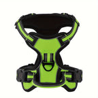 Adjustable Dog Walking Harness in Seven Colors and S–XL with Front Ring, Back Ring and Top Handle