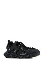 Balenciaga Women Black Rubber And Fabric Track Piercieng Sneakers