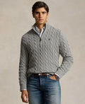 Men's Cable-Knit Cotton Sweater