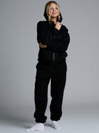 Basic Crop Zip Hoodie