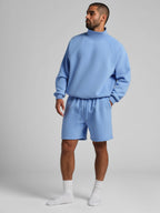Basic Mock Neck Sweatshirt