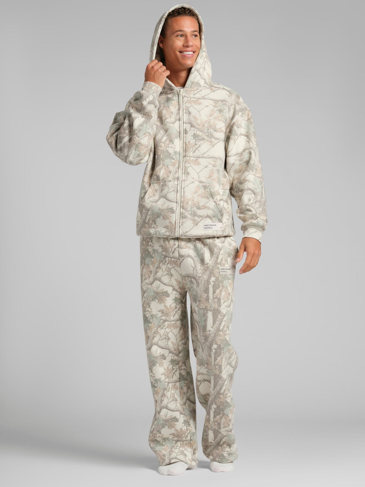 Camo Straight Leg Sweatpants
