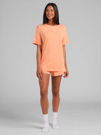 Cloud Lounge Curved Hem Shorts
