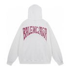 Balenciaga Men's Print LOGO Hoodie