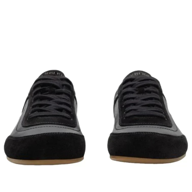 Burberry Leather Knight Runner Sneakers 'Black' 81262821