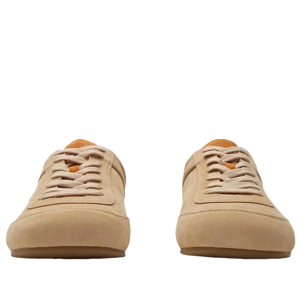 Burberry Leather Knight Runner Sneakers 'Flax Beige Pumpkin Orange' 81274771