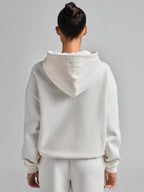 Basic Crop Zip Hoodie