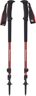 Black Diamond Trail Trekking Poles, Pair of 2 Lightweight Collapsible Aluminum Hiking Sticks for Trekking, Backpacking, Walking