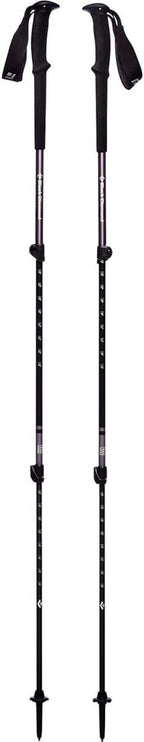 Black Diamond Trail Trekking Poles, Pair of 2 Lightweight Collapsible Aluminum Hiking Sticks for Trekking, Backpacking, Walking