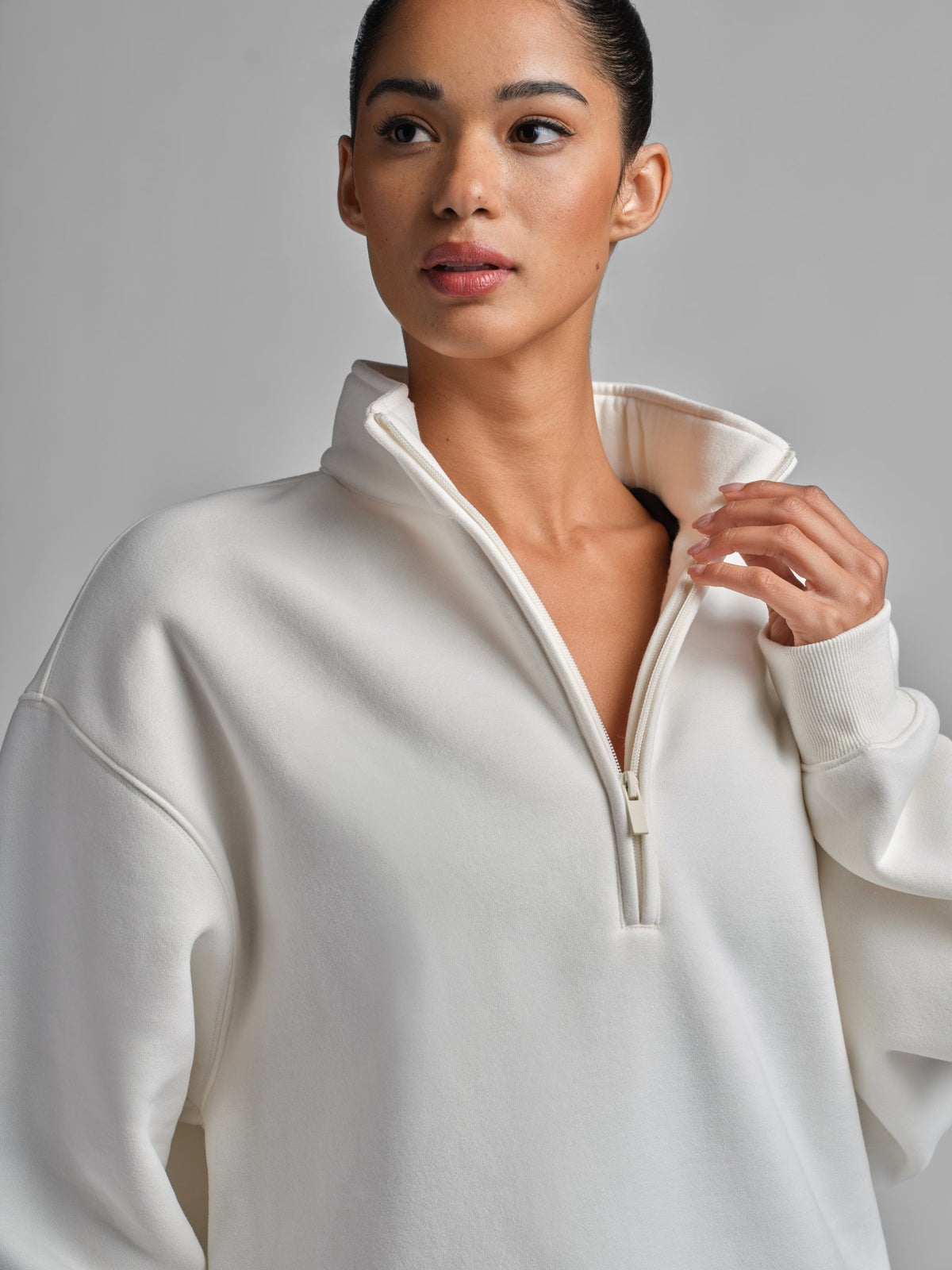 Basic Quarter Zip Mock Neck - Pre Order
