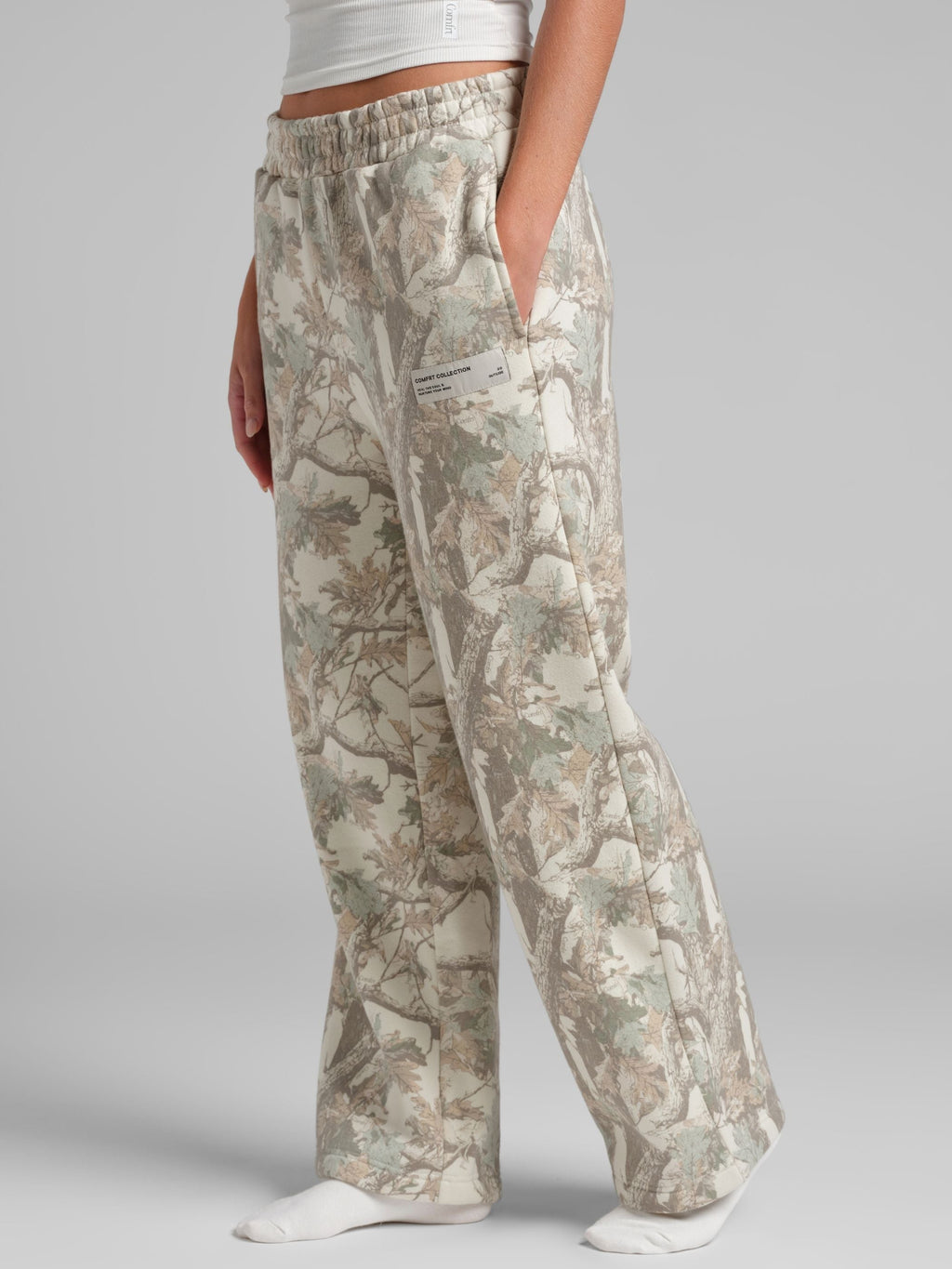Camo Straight Leg Sweatpants