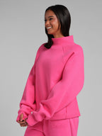 Basic Mock Neck Sweatshirt