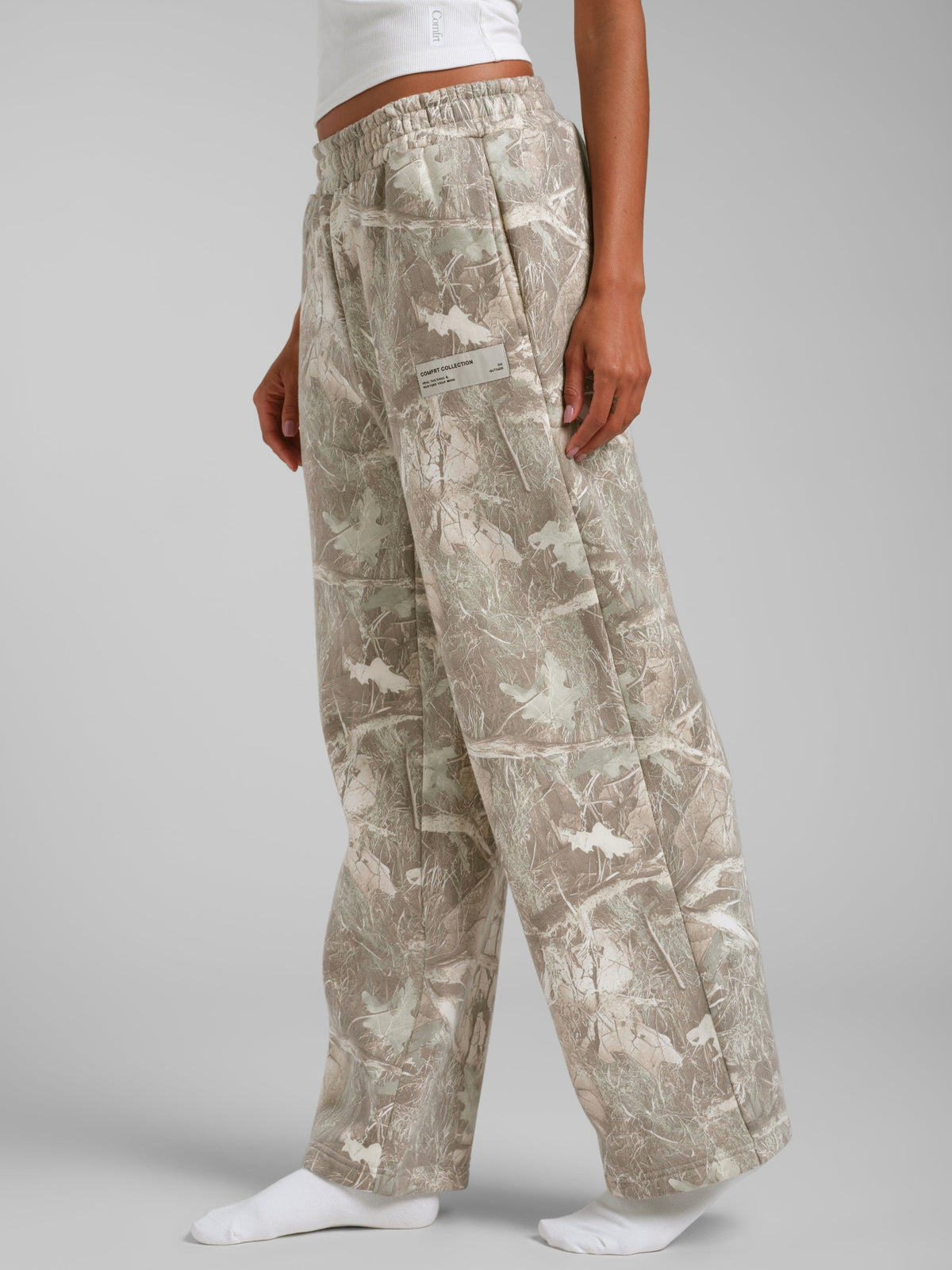 Camo Straight Leg Sweatpants