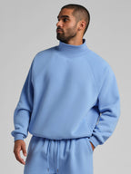 Basic Mock Neck Sweatshirt