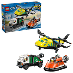 LEGO City 60505 Airplane, Service Truck & Hovercraft Remix
