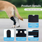 Dog Knee Brace for Back Leg, ACL Support for Large Dogs, Adjustable Dog Leg Brace for Hind Leg Injuries, Canine Joint Wrap for Arthritis Recovery (L)