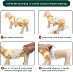 Kuoser Recovery Suit for Dogs Cats After Surgery, Professional Pet Recovery Shirt Dog Abdominal Wounds Bandages, Substitute E-Collar & Cone,Prevent Licking Dog Onesies Pet Surgery Recovery Suit