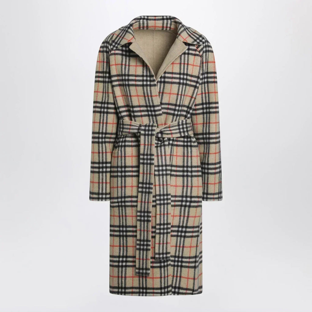 Burberry - Sand reversible wool coat