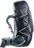 Deuter Aircontact Pro 75+10L Hiking Backpack, 75+10 Liters - Black