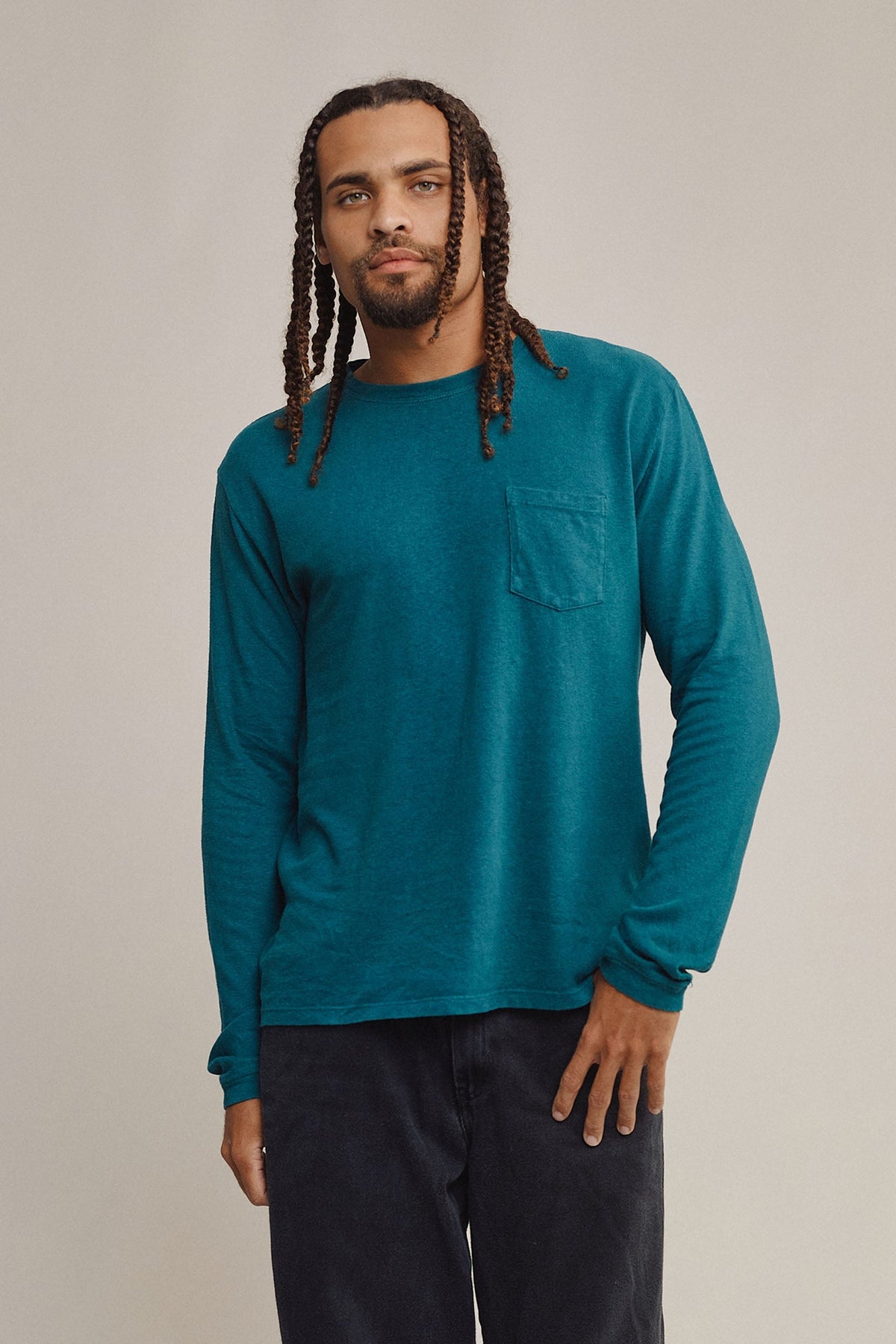 Baja Long Sleeve Pocket Tee