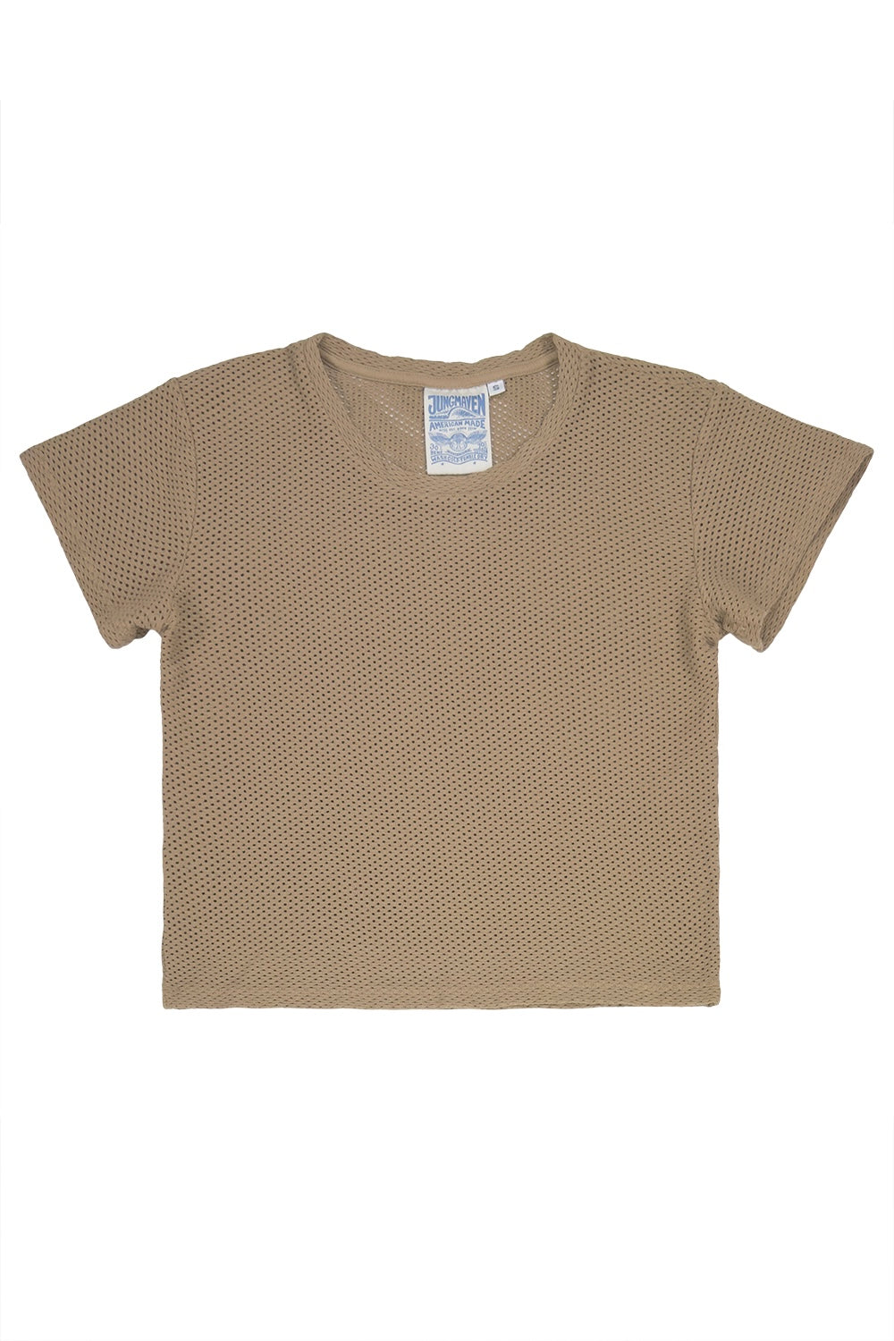 Carmen Mesh Cropped Tee