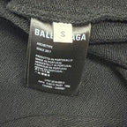 Balenciaga Black Logo Hoodie S (M) Women