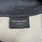 Balenciaga Tape Type Ripped Hoodie Women