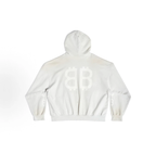 Balenciaga Bitcoin BB Logo Hoodie Unisex Off‑White