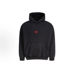 Balenciaga BB Crest Embroidered Hoodie Unisex Black
