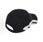 Balenciaga Side Graphic Logo Baseball Cap Unisex Black