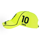 Balenciaga Racing Crest Embroidered Baseball Cap Unisex Neon Yellow