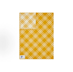 Burberry Unisex Wool Knit Scarf, Logo Check Pattern, Yellow