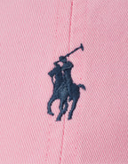 Cotton Chino Ball Cap - Carmel Pink/Jewel Blue