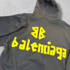Balenciaga Tape Type Ripped Hoodie Women