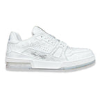 Louis Vuitton LV Trainer Sneaker  Triple White Monogram Embossed Edition
