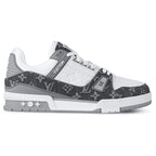 Louis Vuitton LV Trainer Sneaker Denim Monogram Grey