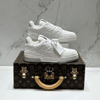 Louis Vuitton LV Trainer Sneaker  Triple White Monogram Embossed Edition