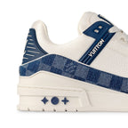 Louis Vuitton LV Trainer Sneaker Damier Denim Blue